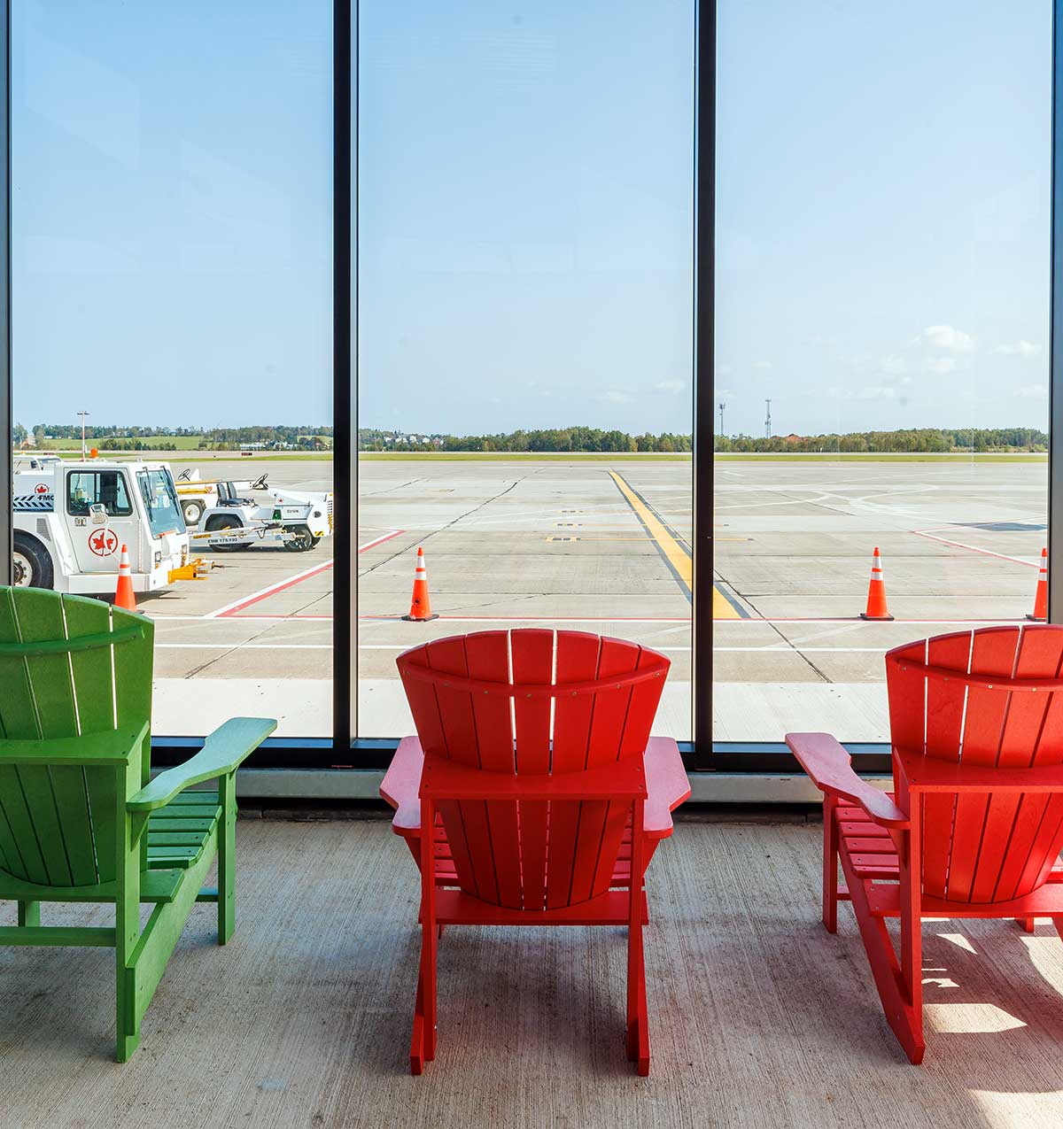 Adirondack chairs in The Dock